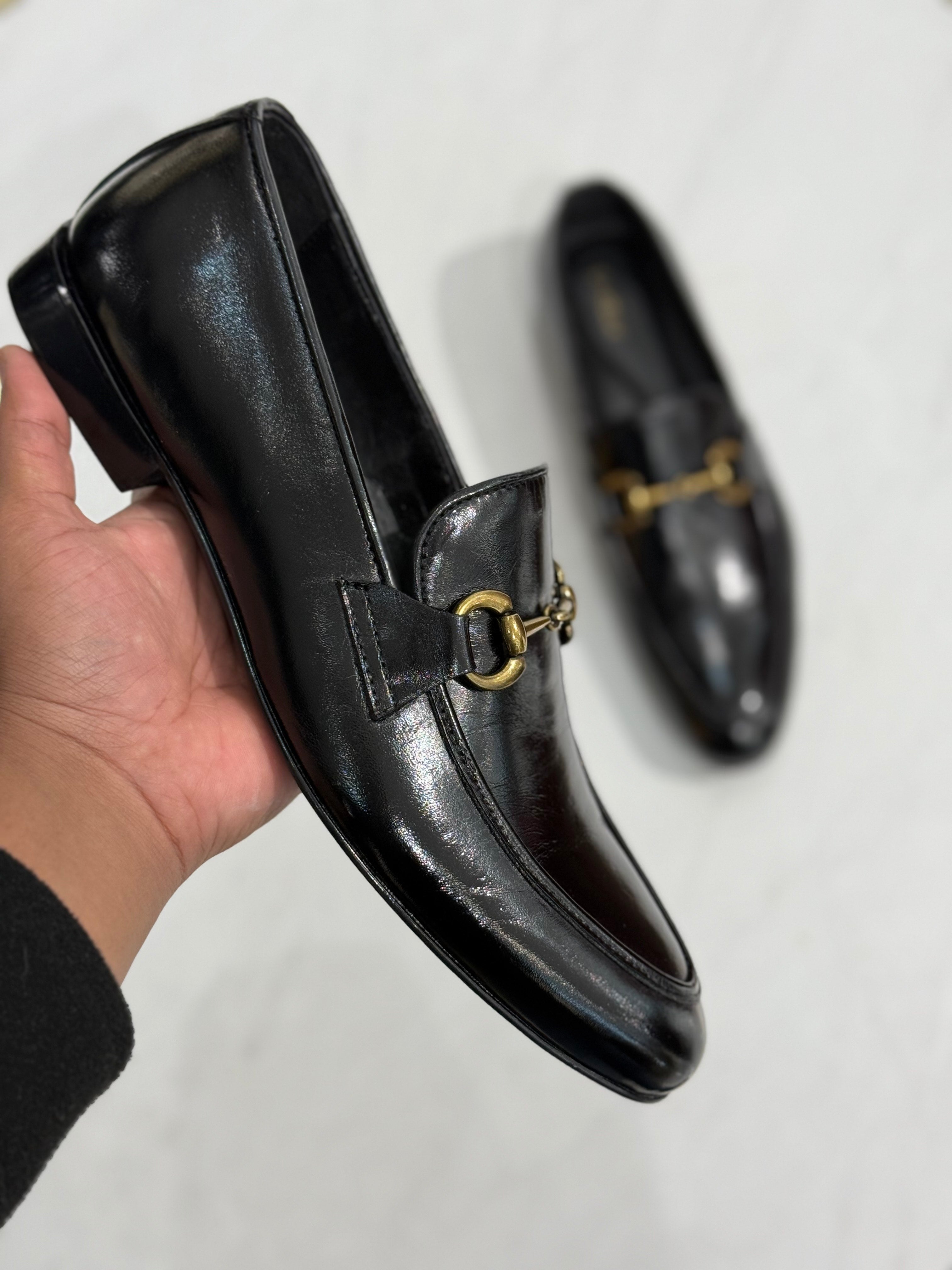 Classic Black Loafers