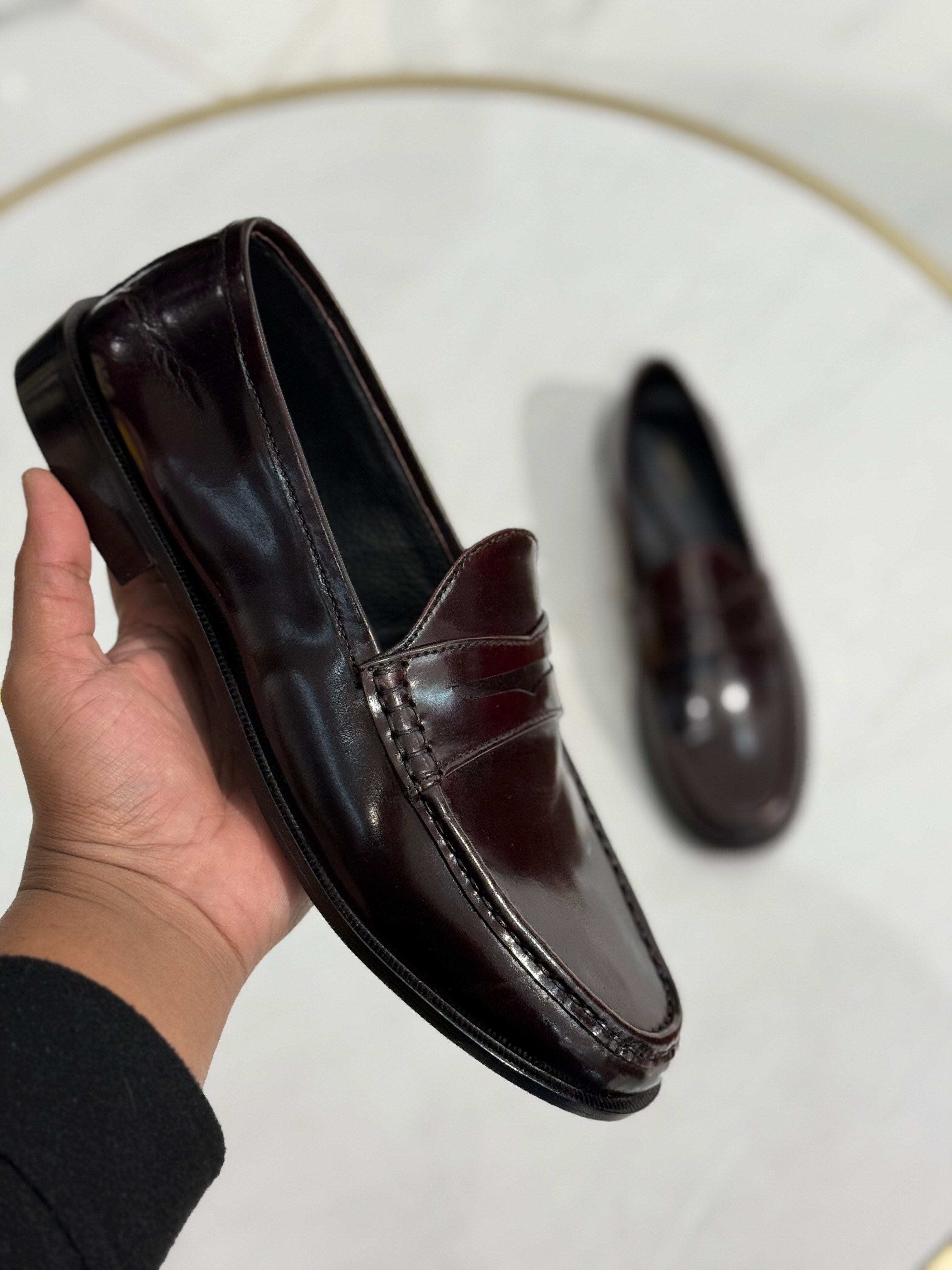 Classic Burgundy Loafers