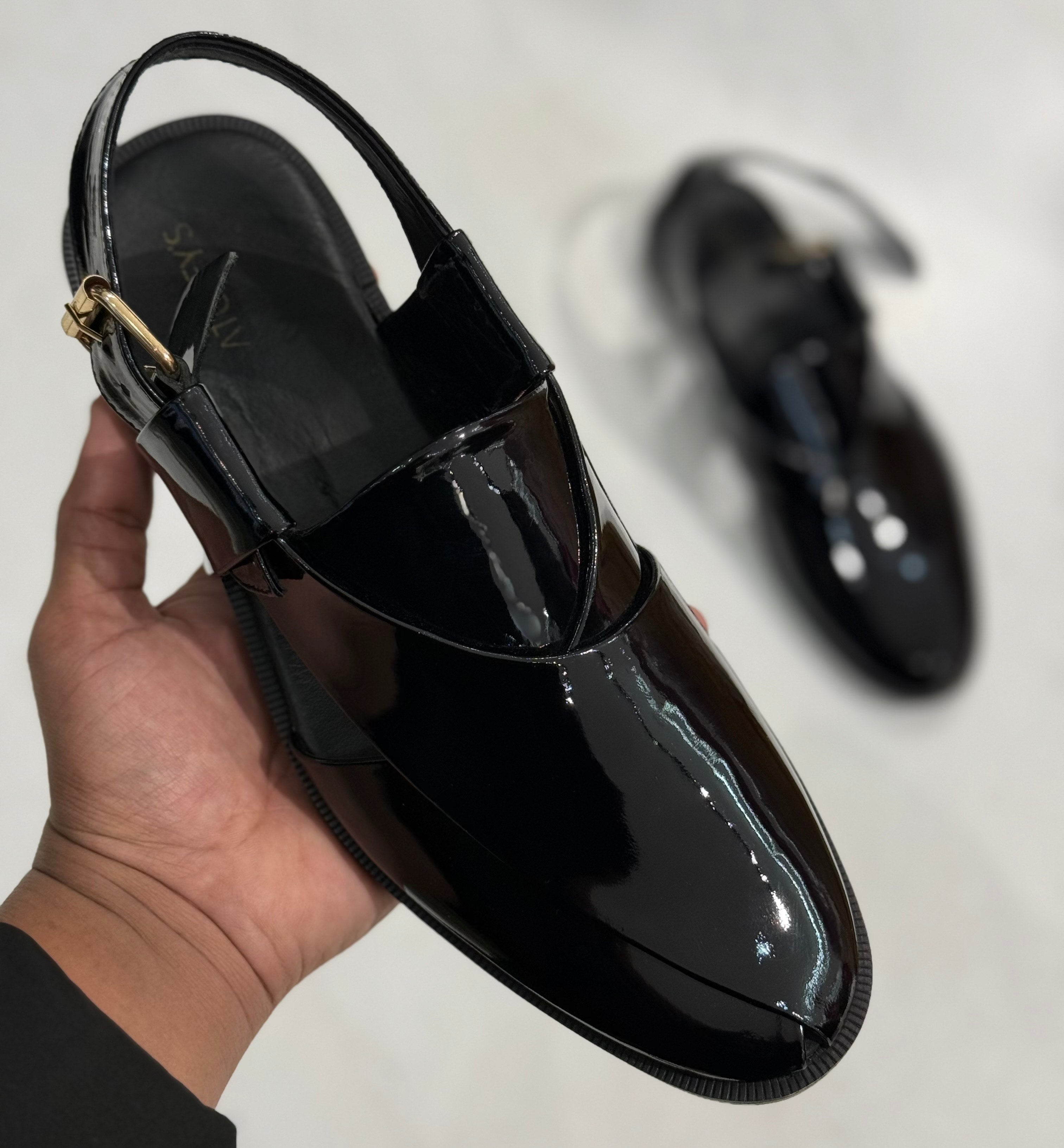 Black Patent Kheri