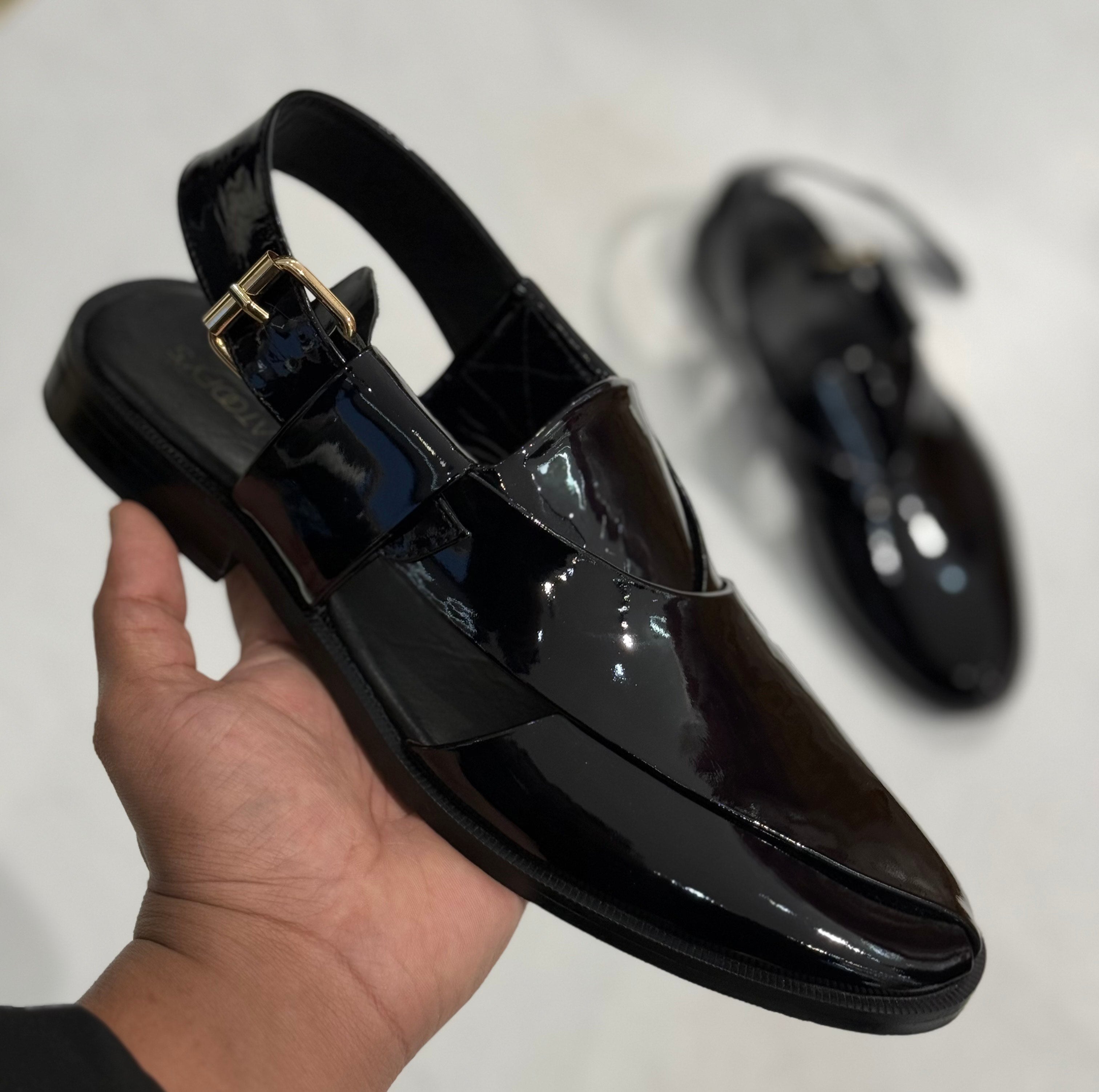 Black Patent Kheri